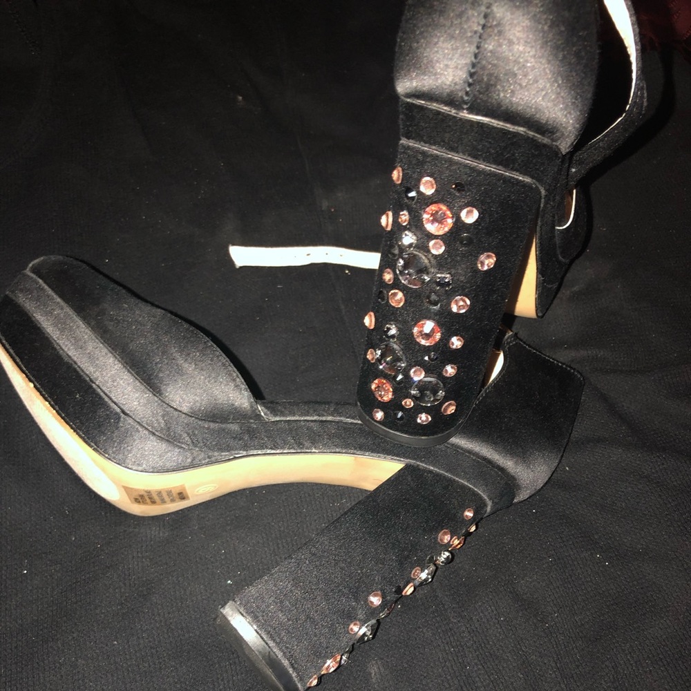 Gemstone heels...